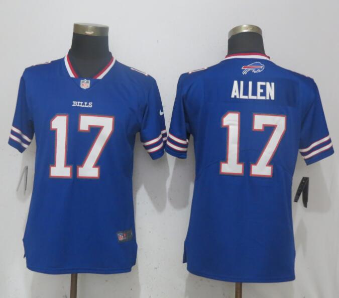 Women Buffalo Bills #17 Allen Blue Nike Vapor Untouchable Limited Playe NFL Jerseys->san francisco 49ers->NFL Jersey